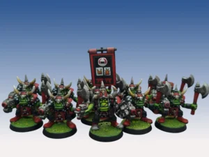 peinture figurines 28mm de Boys orks oldhammer pour warhammer 40k