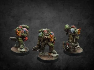 Warhammer 40K style Grimdark effets corrosion