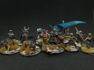Peinture armée SAGA Vikings boucliers freehand
