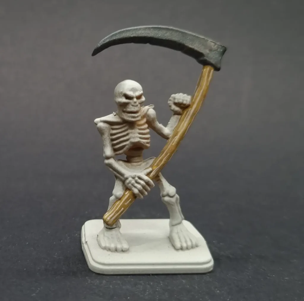 Squelettes HeroQuest avec sous-couche blanche pour tutoriel peinture Warhammer SAGA